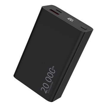 Winner Group - Power bank με οθόνη 20000 mAh 20W Power Delivery μαύρο