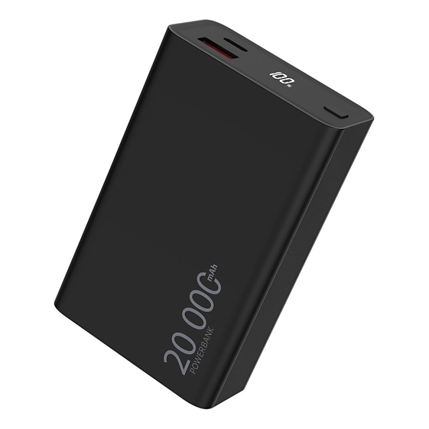 Winner Group - Power bank με οθόνη 20000 mAh 20W Power Delivery μαύρο