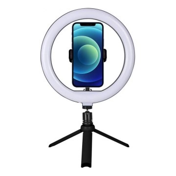 Winner Group - Ρυθμιζόμενο επιτραπέζιο φωτιστικό LED με τρίποδο και στήριγμα για vlogging LED/10W/5V