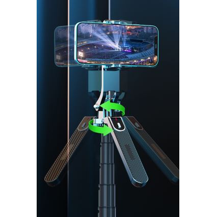 Winner Group - Selfie stick 3σε1 με ένα stand 55 mAh 180 cm μαύρο