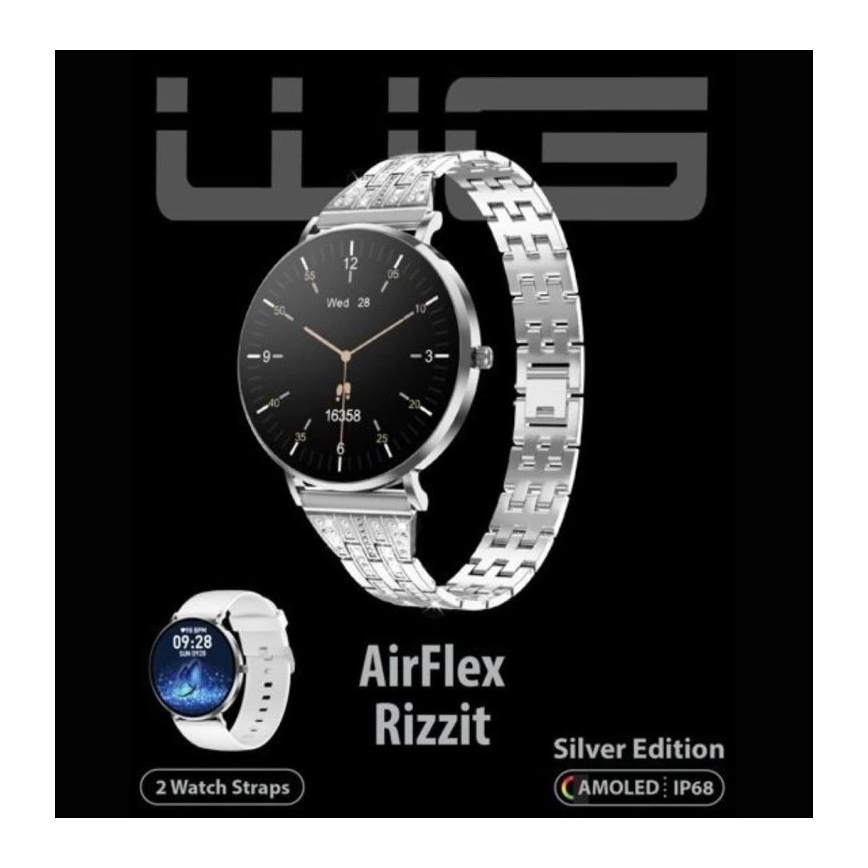 Winner Group - Smart watch AirFlex3 Rizz It 200 mAh IP68 ασημί