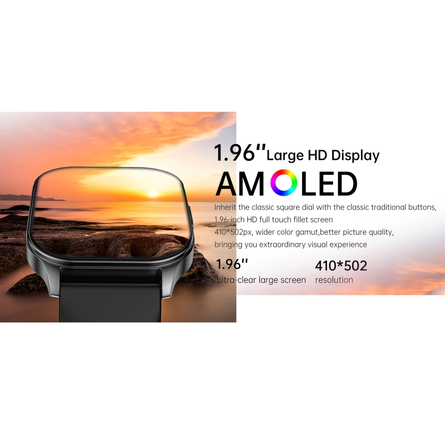 Winner Group - Smart watch AirFlexOn 300 mAh IP68 ασημί
