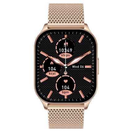 Winner Group - Smart watch AirFlexOne+ 300 mAh IP68 χρυσό