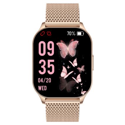 Winner Group - Smart watch AirFlexOne+ 300 mAh IP68 χρυσό