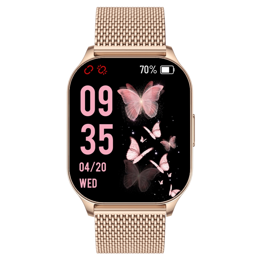 Winner Group - Smart watch AirFlexOne+ 300 mAh IP68 χρυσό