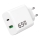 Winner Group - Αντάπτορας ταχείας φόρτισης 1xUSB-C + 1xUSB-A Power Delivery 65W λευκό