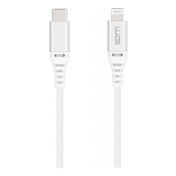 Winner Group - Καλώδιο USB MFI Lightning / USB-C 1m λευκό