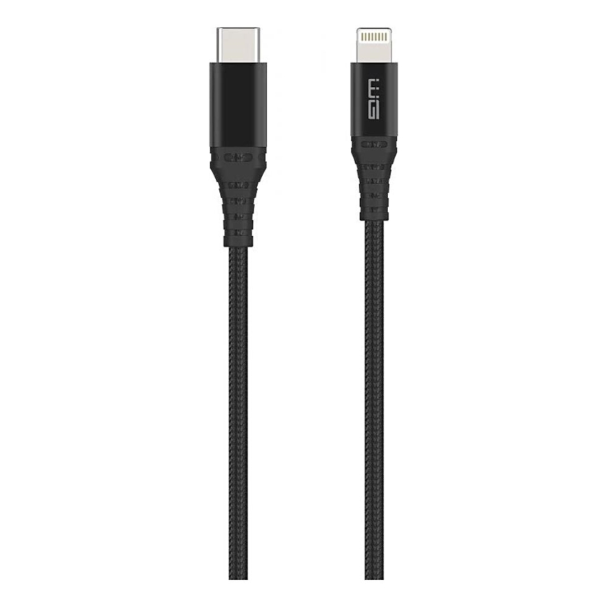 Winner Group - Καλώδιο USB MFI Lightning / USB-C 1m μαύρο