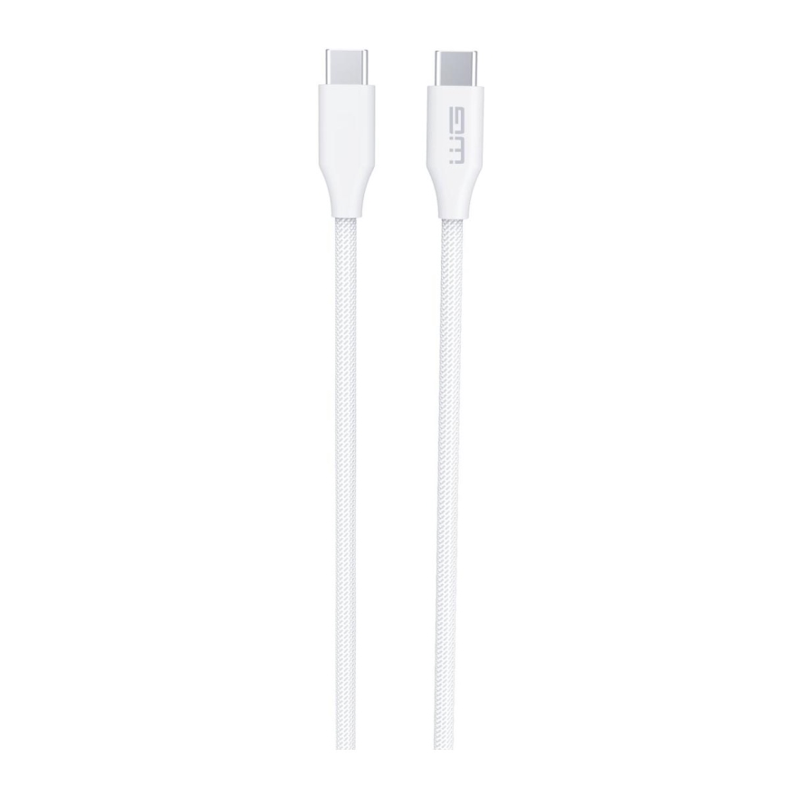 Winner Group - Καλώδιο USB USB-C / USB-C 120W 1,5m λευκό