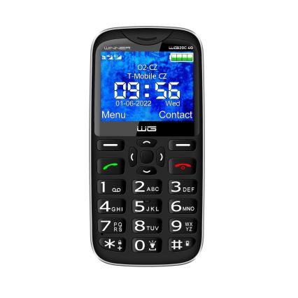 Winner Group - Κινητό τηλέφωνο για ηλικιωμένους 1600 mAh μαύρο