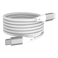 Winner Group - Μαγνητικό καλώδιο USB USB-C / USB-C 60W 1μ λευκό