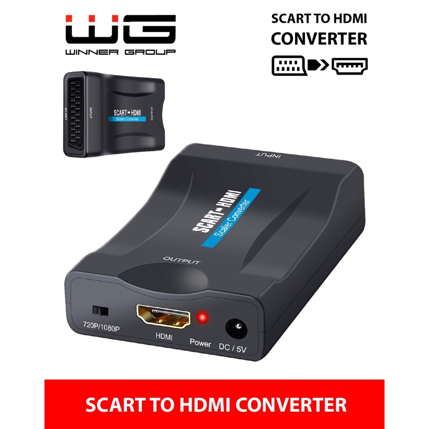 Winner Group - Μετατροπέας εικόνας και ήχου από HDMI σε Scart