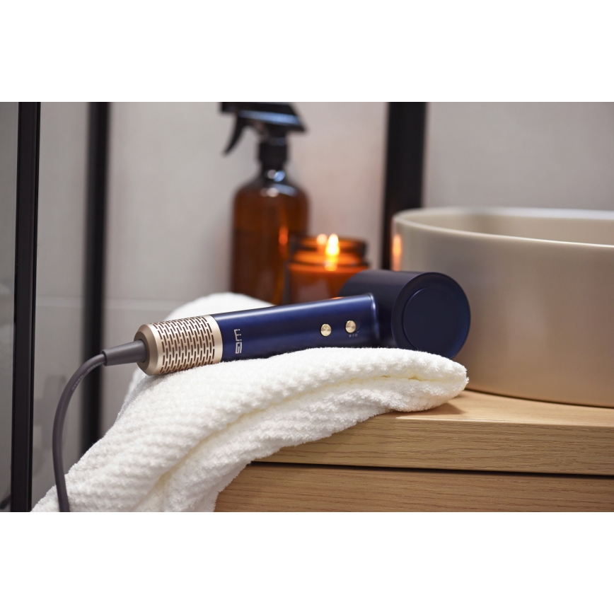 Winner Group - Πιστολάκι μαλλιών με ιονιστή Elegance Air 1600W/230V μπλε SCHUKO