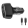 Winner Group - Φορτιστής αυτοκινήτου 1xUSB-C + 1xUSB-A Power Delivery 63W + Καλώδιο USB USB-C / USB-C 1 m μαύρο