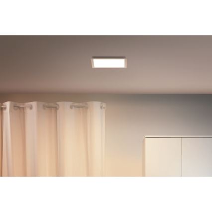 WiZ - LED Dimmable φωτιστικό οροφής SUPERSLIM LED/12W/230V 2700-6500K Wi-Fi λευκό