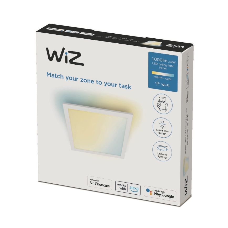 WiZ - LED Dimmable φωτιστικό οροφής SUPERSLIM LED/12W/230V 2700-6500K Wi-Fi λευκό