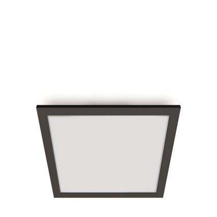 WiZ - LED Dimmable φωτιστικό οροφής SUPERSLIM LED/12W/230V 2700-6500K Wi-Fi μαύρο