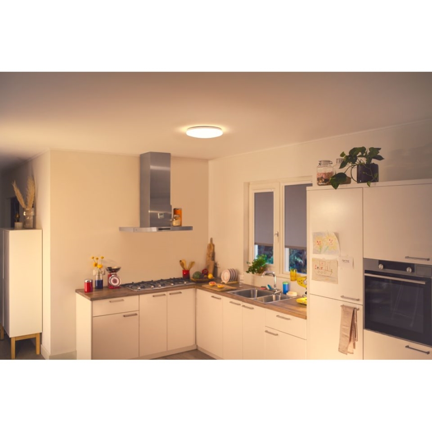 WiZ - LED Dimmable φωτιστικό οροφής SUPERSLIM LED/17W/230V 4000K Wi-Fi