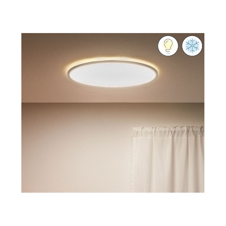 WiZ - LED Dimmable φωτιστικό οροφής SUPERSLIM LED/32W/230V 2700-6500K Wi-Fi λευκό