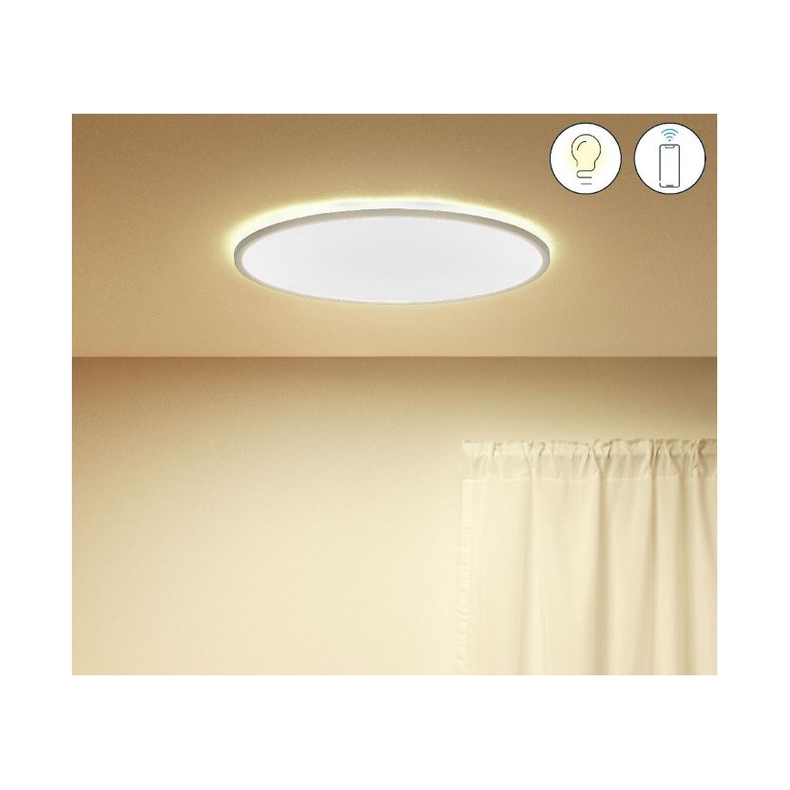 WiZ - LED Dimmable φωτιστικό οροφής SUPERSLIM LED/32W/230V 2700-6500K Wi-Fi λευκό
