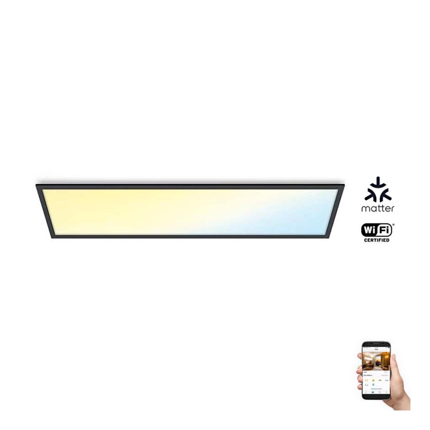 WiZ - LED Dimmable πάνελ SUPERSLIM LED/36W/230V 2700-6500K Wi-Fi μαύρο