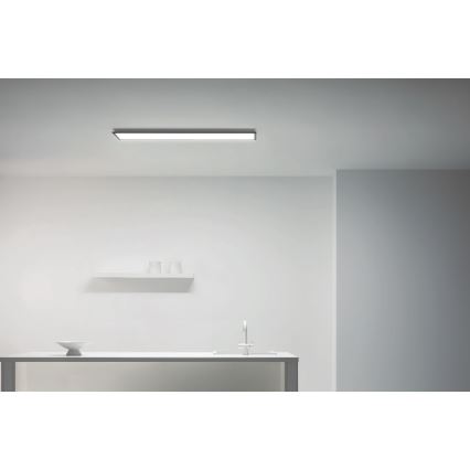 WiZ - LED Dimmable πάνελ SUPERSLIM LED/36W/230V 2700-6500K Wi-Fi μαύρο