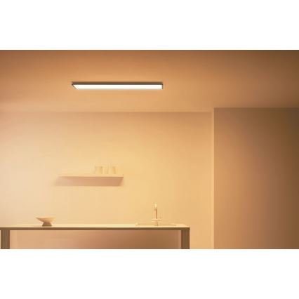 WiZ - LED Dimmable πάνελ SUPERSLIM LED/36W/230V 2700-6500K Wi-Fi μαύρο