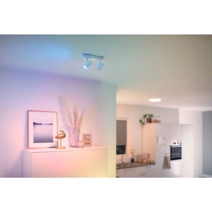 WiZ - LED Dimmable σποτ IMAGEO 2xGU10/4,9W/230V 2700-6500K Wi-Fi CRI 90 λευκό