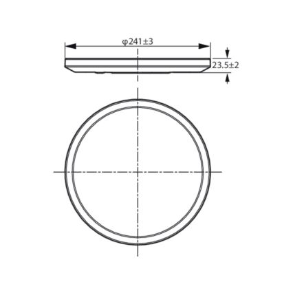 WiZ - LED Dimmable φωτιστικό οροφής SUPERSLIM LED/14W/230V 2700-6500K Wi-Fi λευκό