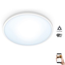 WiZ - LED Dimmable φωτιστικό οροφής SUPERSLIM LED/14W/230V 2700-6500K Wi-Fi λευκό