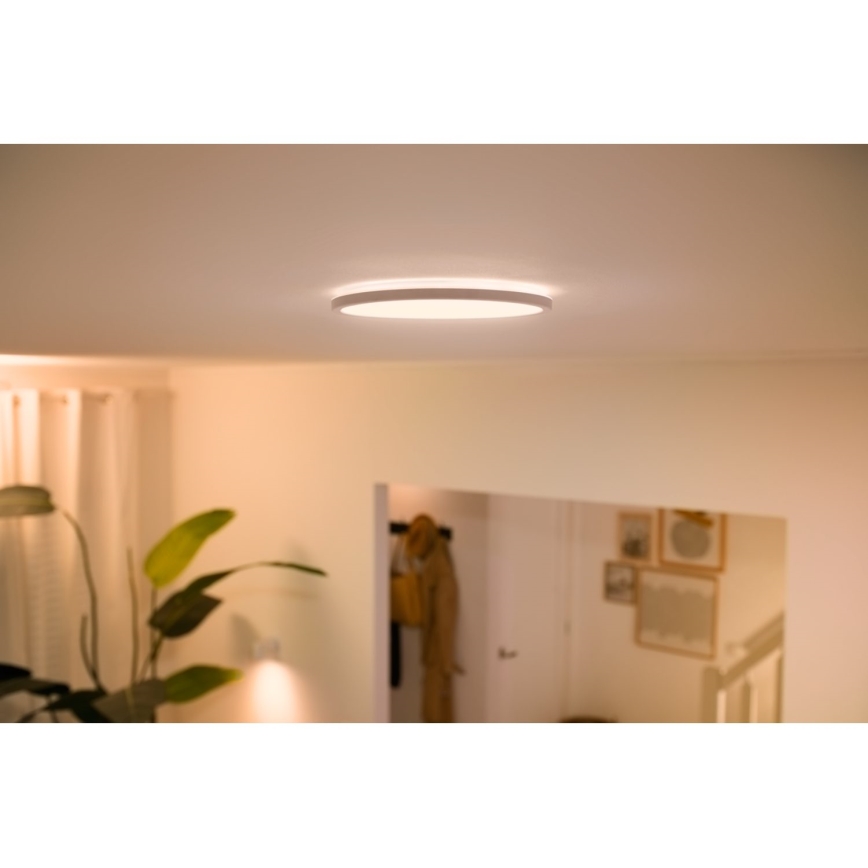 WiZ - LED Dimmable φωτιστικό οροφής SUPERSLIM LED/16W/230V 2700-6500K Wi-Fi λευκό