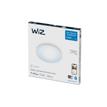 WiZ - LED Dimmable φωτιστικό οροφής SUPERSLIM LED/16W/230V 2700-6500K Wi-Fi λευκό