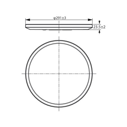 WiZ - LED Dimmable φωτιστικό οροφής SUPERSLIM LED/16W/230V 2700-6500K Wi-Fi λευκό