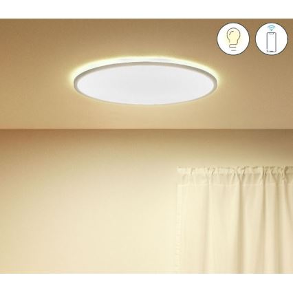 WiZ - LED Dimmable φωτιστικό οροφής SUPERSLIM LED/32W/230V 2700-6500K Wi-Fi λευκό