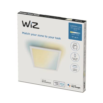 WiZ - LED Dimmable φωτιστικό οροφής SUPERSLIM LED/36W/230V 2700-6500K Wi-Fi λευκό