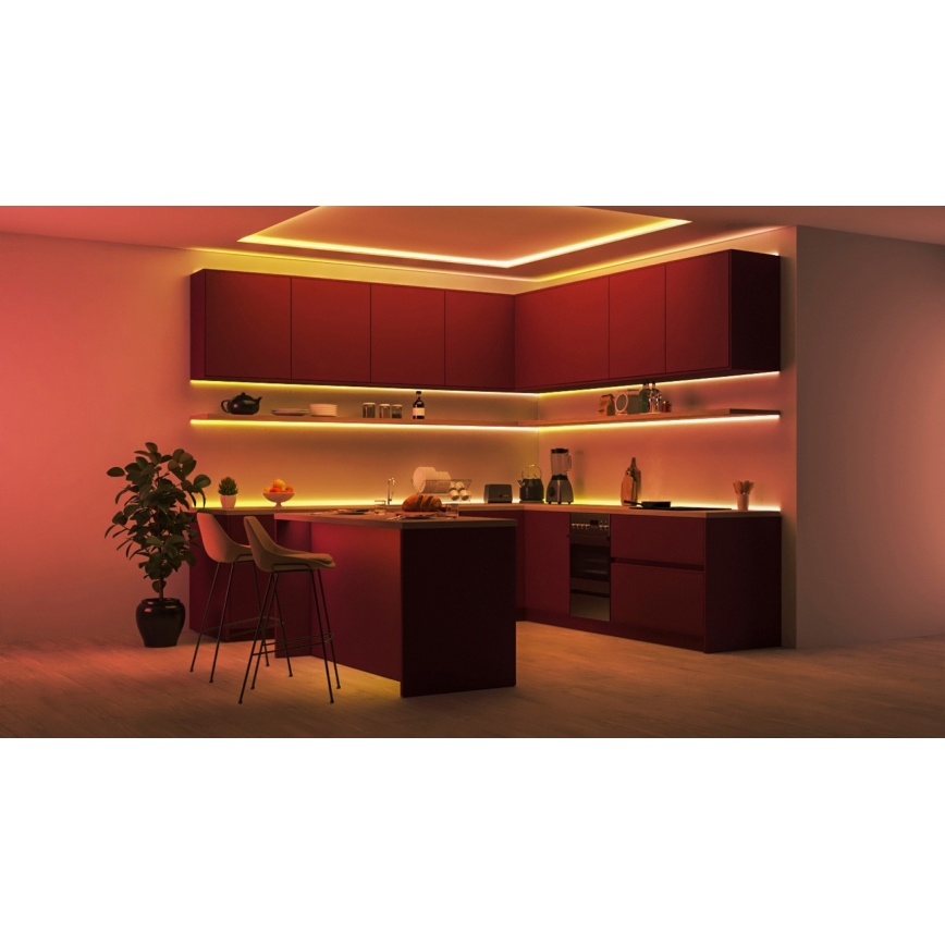 WiZ - LED RGBIC Dimmable ταινία 10m LED/21W/230V 2700-6500K Wi-Fi