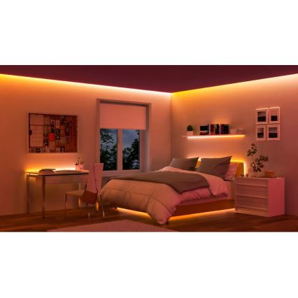 WiZ - LED RGBIC ρυθμιζόμενη ταινία 4m LED/10,2W/5V 2700-6500K Wi-Fi