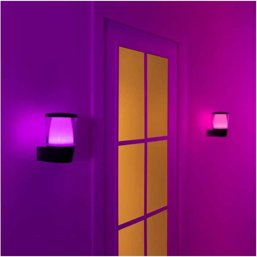 WiZ - LED RGBW Dimmable εξωτερικό φωτιστικό τοίχου ELPAS LED/8,5W/230V 2700-5000K IP44 Wi-Fi