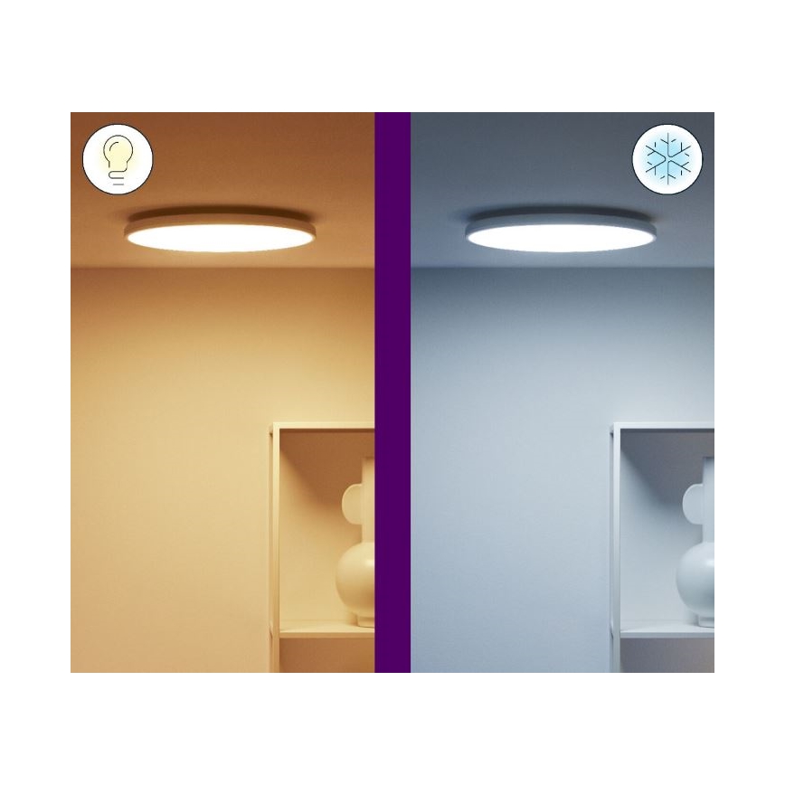 WiZ - LED RGBW Dimmable φωτιστικό οροφής RUNE LED/21W/230V 2700-6500K Wi-Fi λευκό