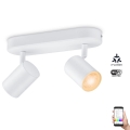 WiZ - LED RGBW Dimmable σποτ IMAGEO 2xGU10/4,9W/230V 2200-6500K Wi-Fi CRI 90 λευκό