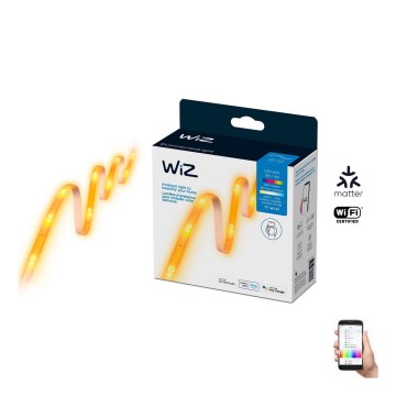 WiZ - LED RGBW Dimmable ταινία 4m LED/13W/230V 2700-6500K Wi-Fi