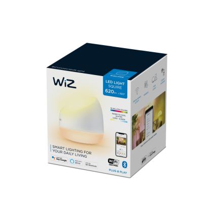 WiZ - LED RGBW Dimmable επιτραπέζιο φωτιστικό SQUIRE LED/9W/230V 2200-6500K Wi-Fi