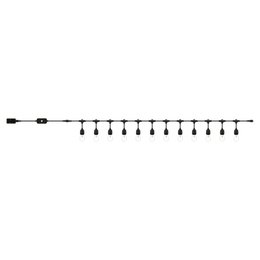 WiZ - LED RGBW Dimmable λαμπάκια εξωτερικού χώρου 12xLED 14,4m IP65 2700-5000K Wi-Fi