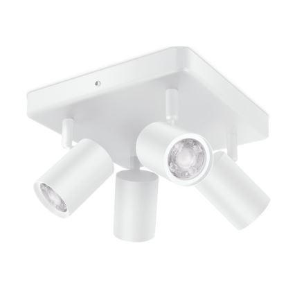 WiZ - LED RGBW Dimmable σποτ IMAGEO 4xGU10/4,9W/230V 2200-6500K Wi-Fi CRI 90 λευκό