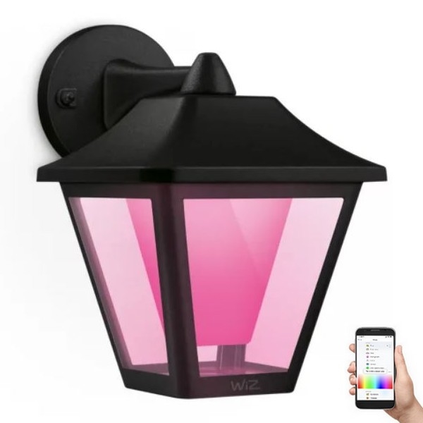 WiZ - LED RGBW Dimmable φωτιστικό τοίχου εξωτερικού χώρου LED/9,5W/230V 2700-5000K IP44 Wi-Fi