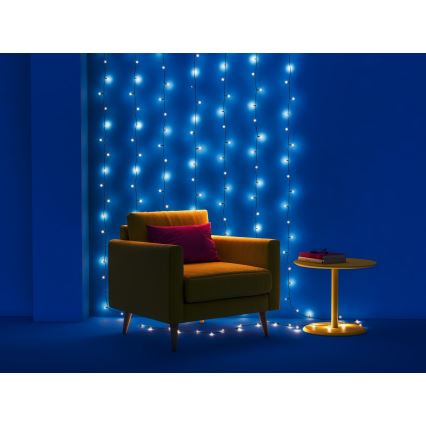 WiZ - LED RGBW Dimming Εξωτερικού χώρου λαμπάκια 160xLED 20m IP44 2700-5000K Wi-Fi