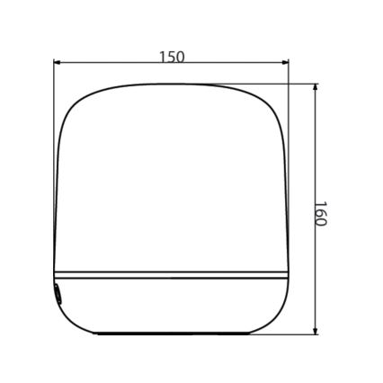 WiZ - LED RGBW Eπιτραπέζια λάμπα dimming HERO LED/9W/230V 2200-6500K Wi-Fi