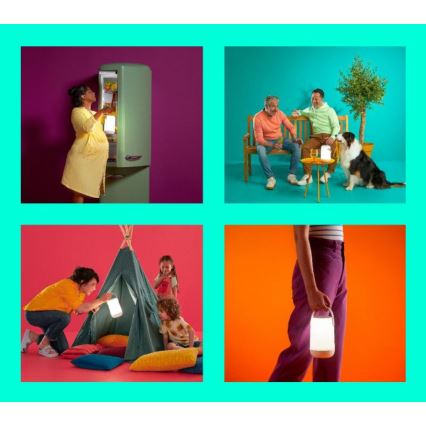 WiZ - LED RGBW Ρυθμιζόμενη φορητή λάμπα MOBILE LED/13,5W/5V 2200-6500K Wi-Fi 1800 mAh