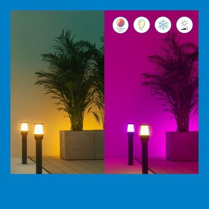 WiZ - LED RGBW ρυθμιζόμενο εξωτερικό φωτιστικό ELPAS LED/4,8W/12/230V 2700-5000K IP65 Wi-Fi