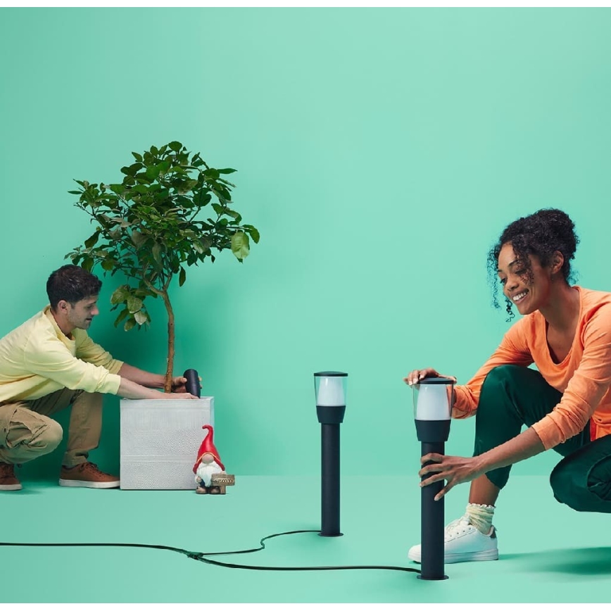 WiZ - LED RGBW ρυθμιζόμενο εξωτερικό φωτιστικό ELPAS LED/4,8W/12/230V 2700-5000K IP65 Wi-Fi